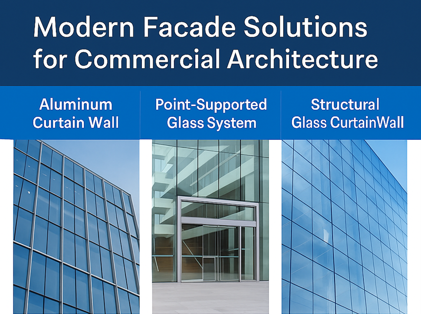 Modern Facade Solutions for Commercial Architecture